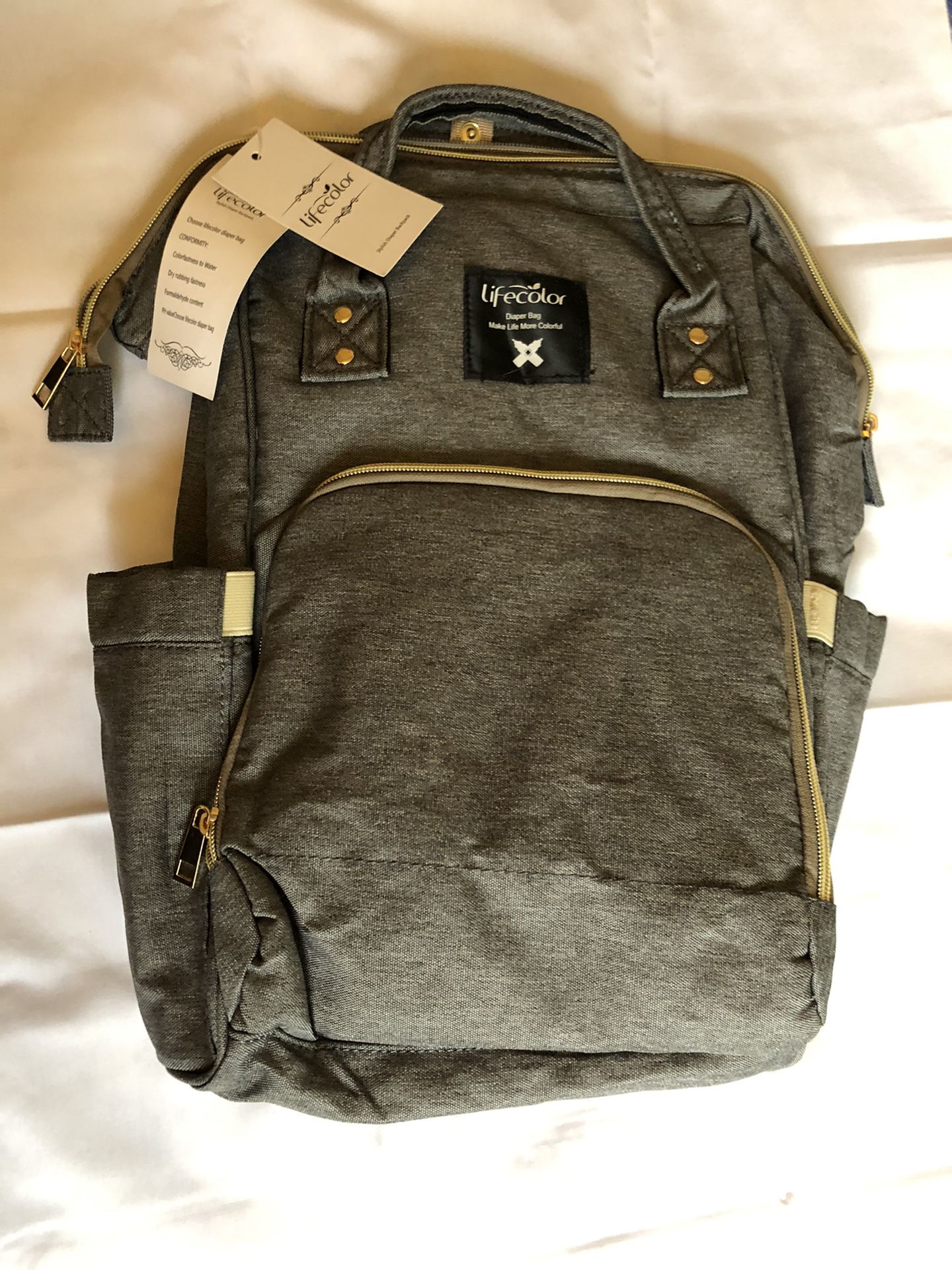 Brand New Life Color Diaper Backpack