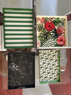 Colorful Trays! Sold together or separately!