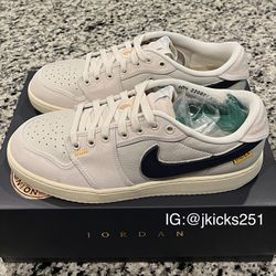 Jordan 1 Low Union AJKO “Sail Leather” (Size 10.5M) | Brand New Deadstock