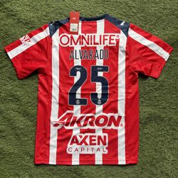 Guadalajara Home #25 Alvarado 2025/2026 Adult Soccer Jersey