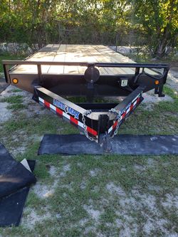 20' Flatbed Deckover Trailer