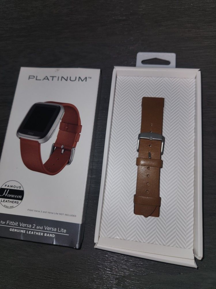 Fitbit Band, Leather, Brand New