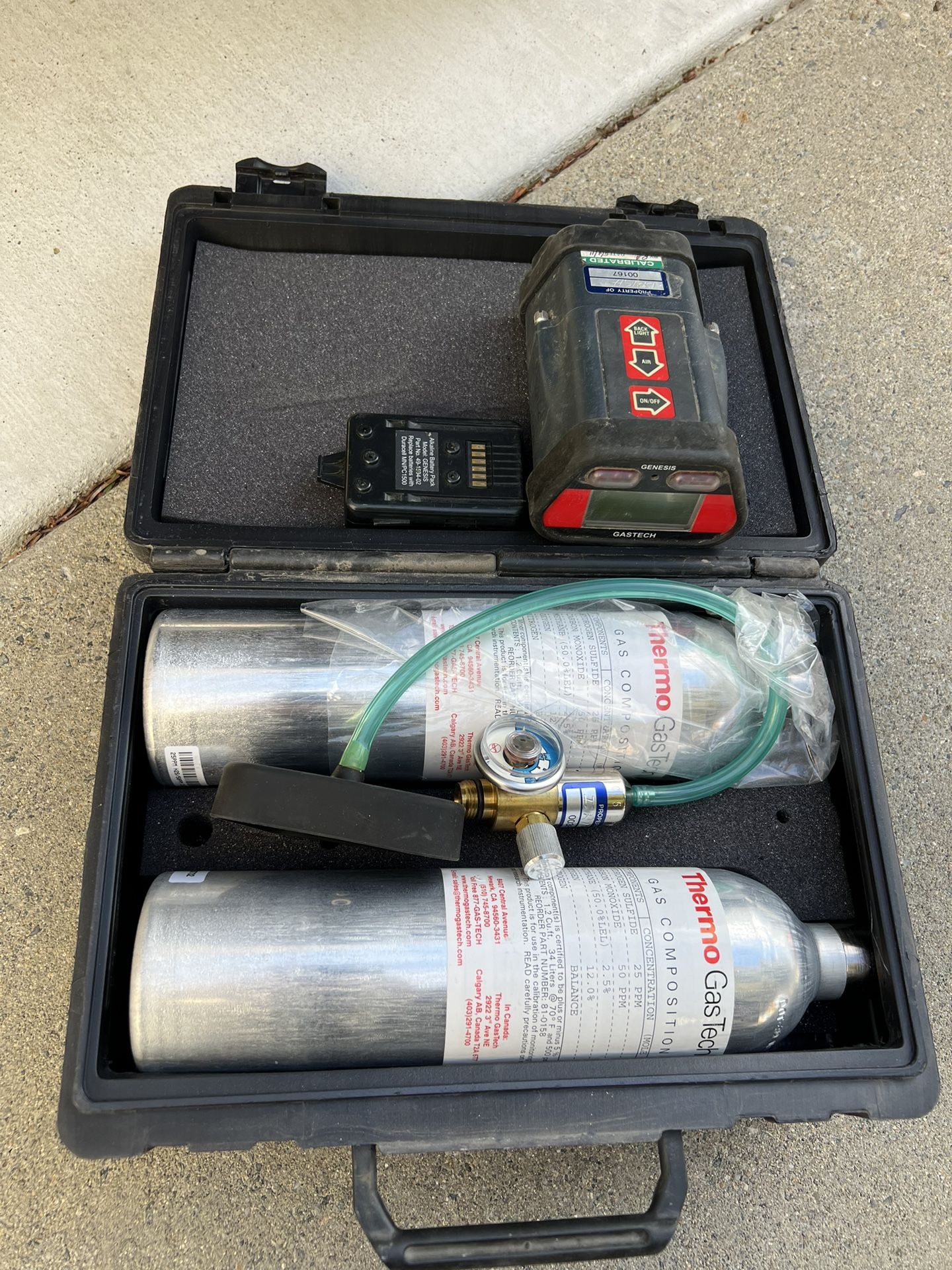 Thermo Gas Tech Gastech Genesis Multigas Monitor With Accessories And Manuals