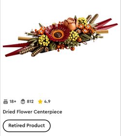 Lego Botanicals Dried Flowers #10314