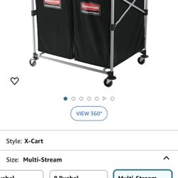 NEW Rubbermaid Commercial Products, Collapsible X Cart - Commercial Industrial Cart