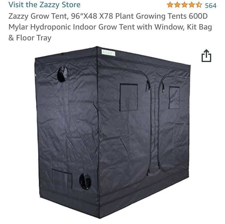 Zazzy (All Included) Indoor Grow Tent w/ Professional Grade Lights