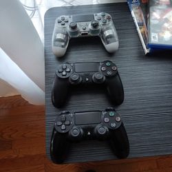 3 Playstation remotes