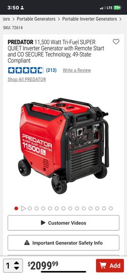 Predator 11500 (NEW) Never Used