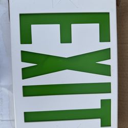 Green LED Exit Sign