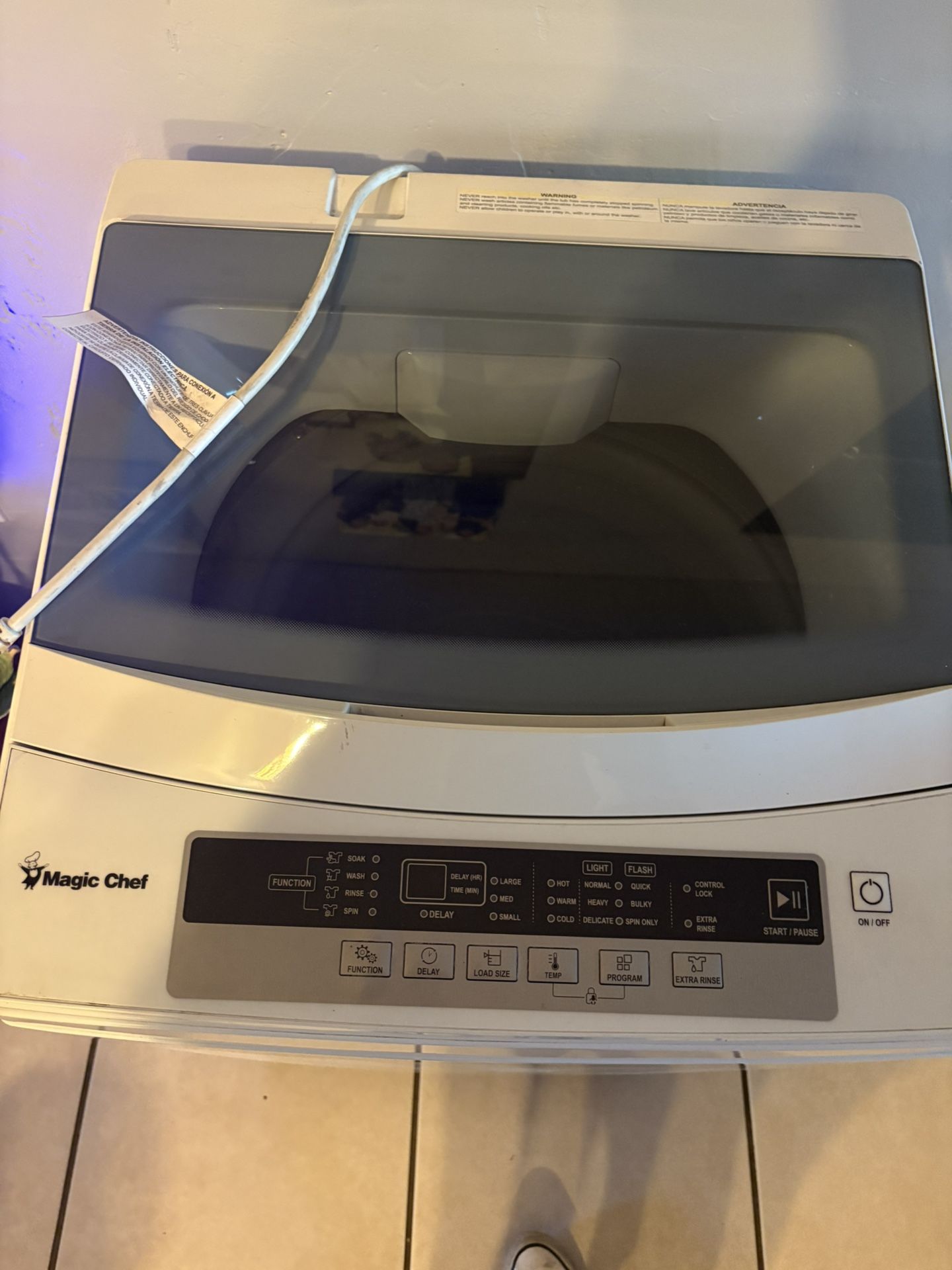 Magic Chef Portable Top Load Washer 