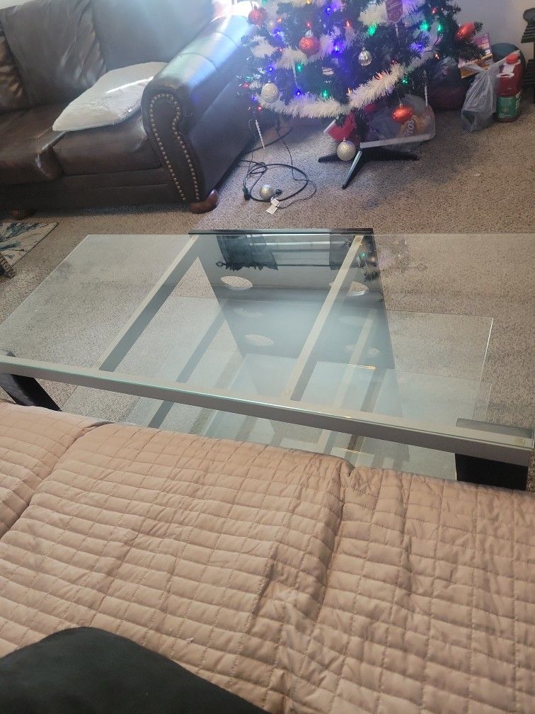 Glass Entertainment Center