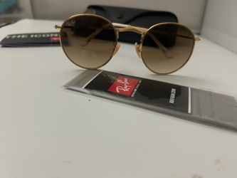 ray ban round metal