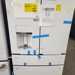 *FREE DELIVERY* 22.3 cu. ft Smart Four-Door French Door Refrigerator with Hands-Free Autofill in Matte White, Counter Depth, Smart HQ