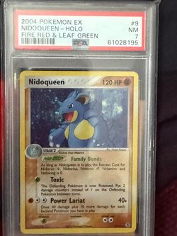 PSA 7 Nidoqueen Holo 2004 Pokemon EX Fire Red & Leaf Green #9