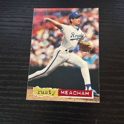 Rusty Meacham Baseball Player Card 