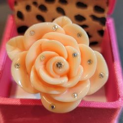 Betsey Johnson Rose Ring 