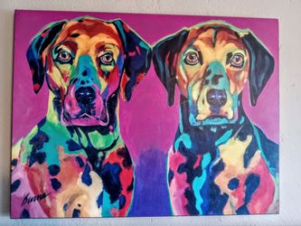 RON BURNS CISCO AND TACHE LASER WOOD PRINT