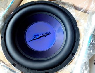 10" 4ohm DVC subwoofer DUVAL AUDIO BRAND NEW