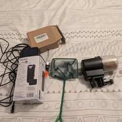 Automatic Fish Feeder Net And Filter