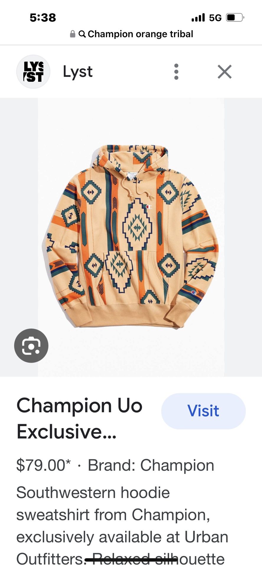 Champion Tribal southwestern Hoodie for Sale in Fresno CA OfferUp