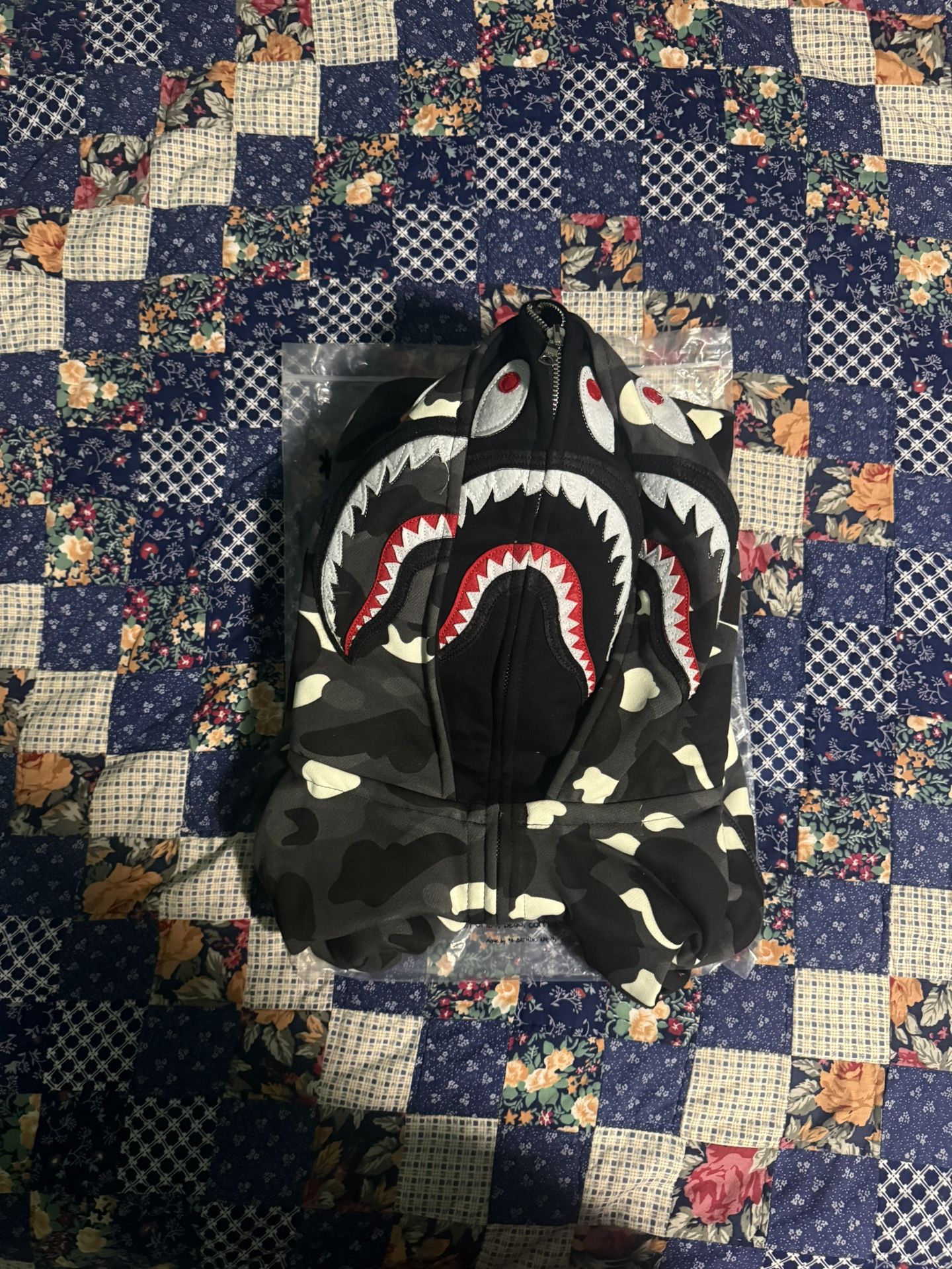 Grey Camo Bape Hoodie