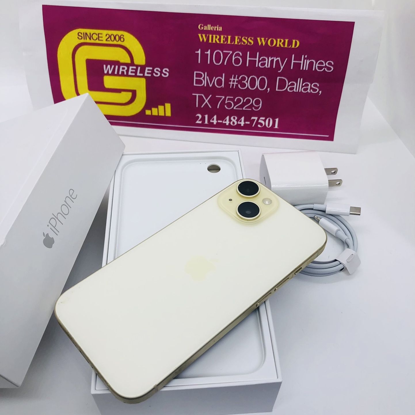 $599 iPhone 15 Unlocked 128Gb