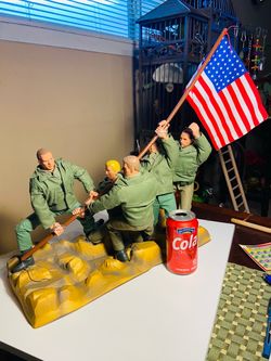 WW II, Iwo Jima 12” Poseable Figures. By Formative 1998. Really Cool