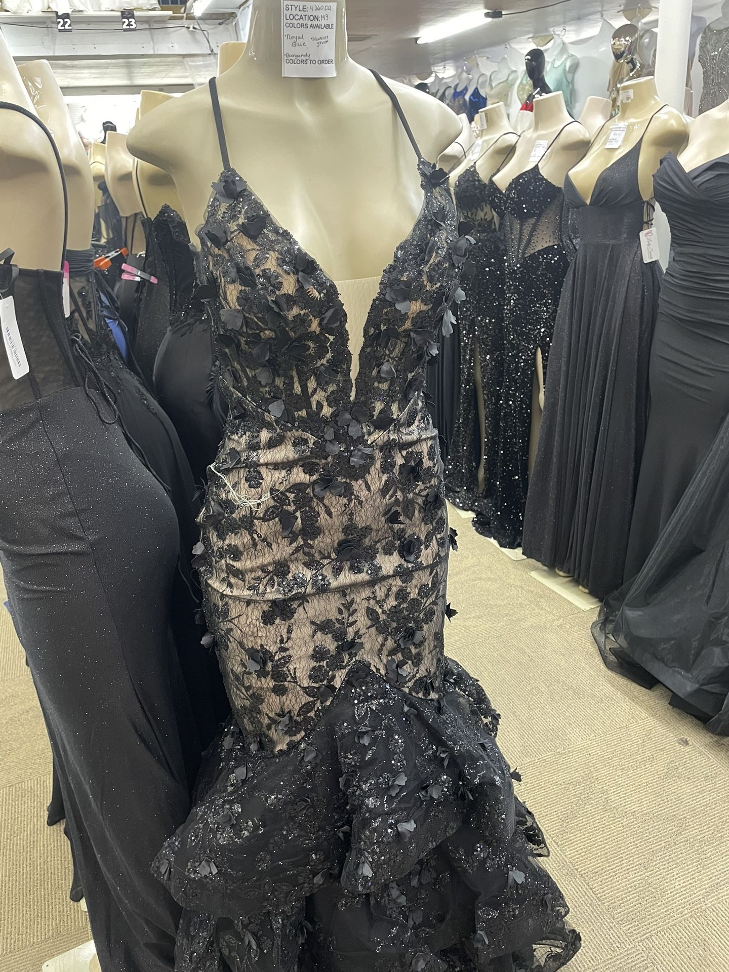 Black Prom Dress SIZE 4