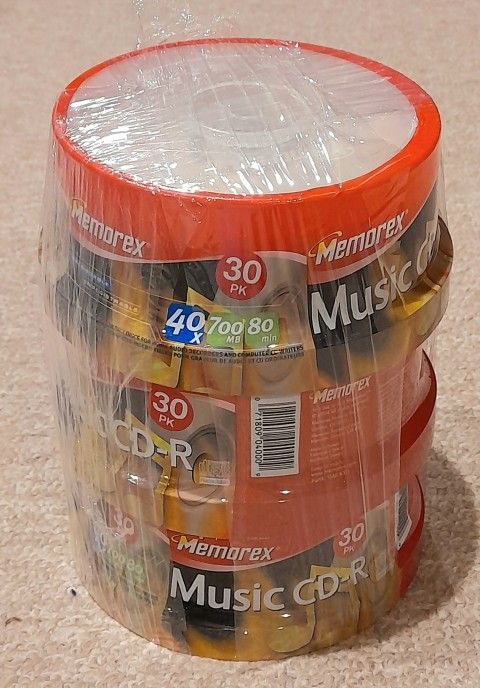 90 Memorex Music CD-R Blank CDs