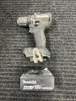 Makita drill XFD15 18v with 4.0ah battery (2381)