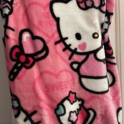 Hello Kitty Valentine’s Day Blanket New 