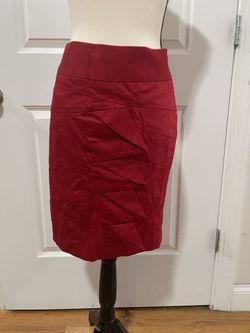 The Limited red pencil skirt Sz: 0