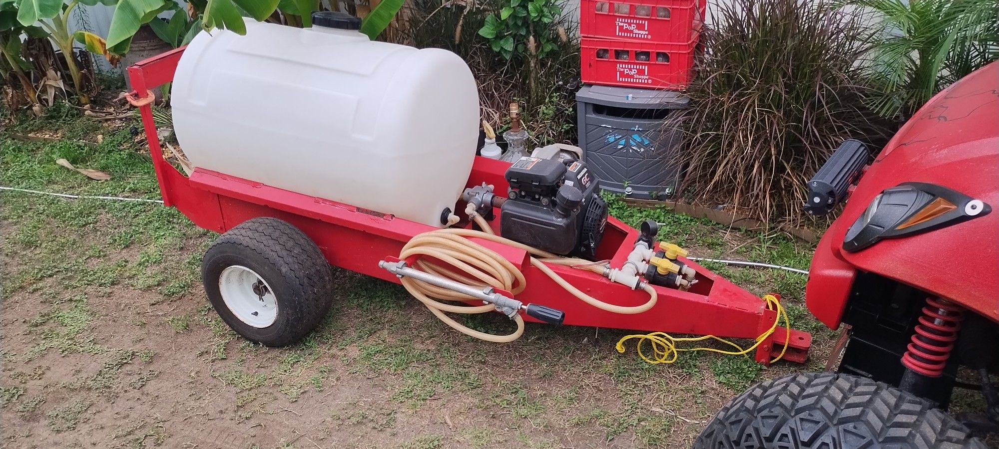NorthStar Tow-Behind Trailer Sprayer, 55-Gallon, 7 GPM, 160cc Honda GX160 Engine, Model# (contact info removed)