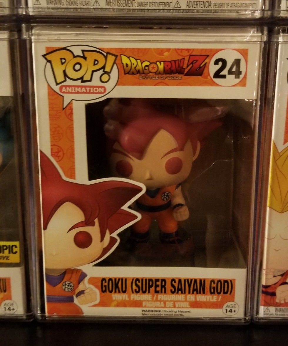 funko goku super saiyan god dragon ball super
