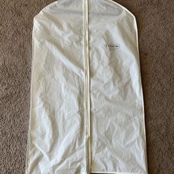 COACH Logo Garment Travel Bag White