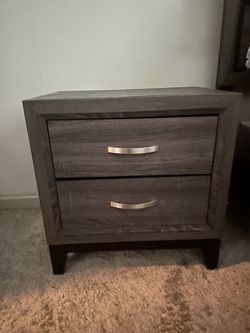 Gray Nightstand