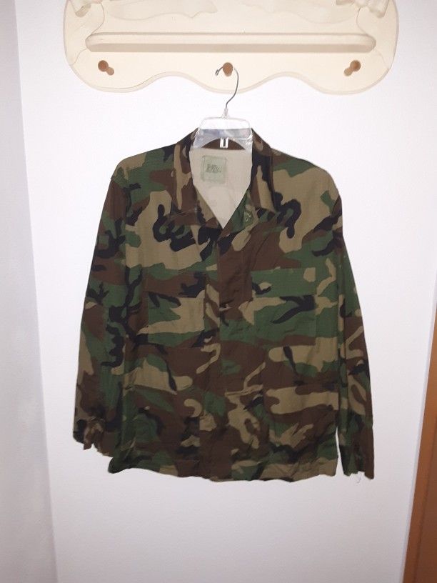 Military Camouflage BDU Jacket