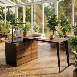 L-shaped Computer Desk - EXCELLENT CONDITION 