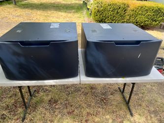 GE Laundry Pedestal Set-Blue