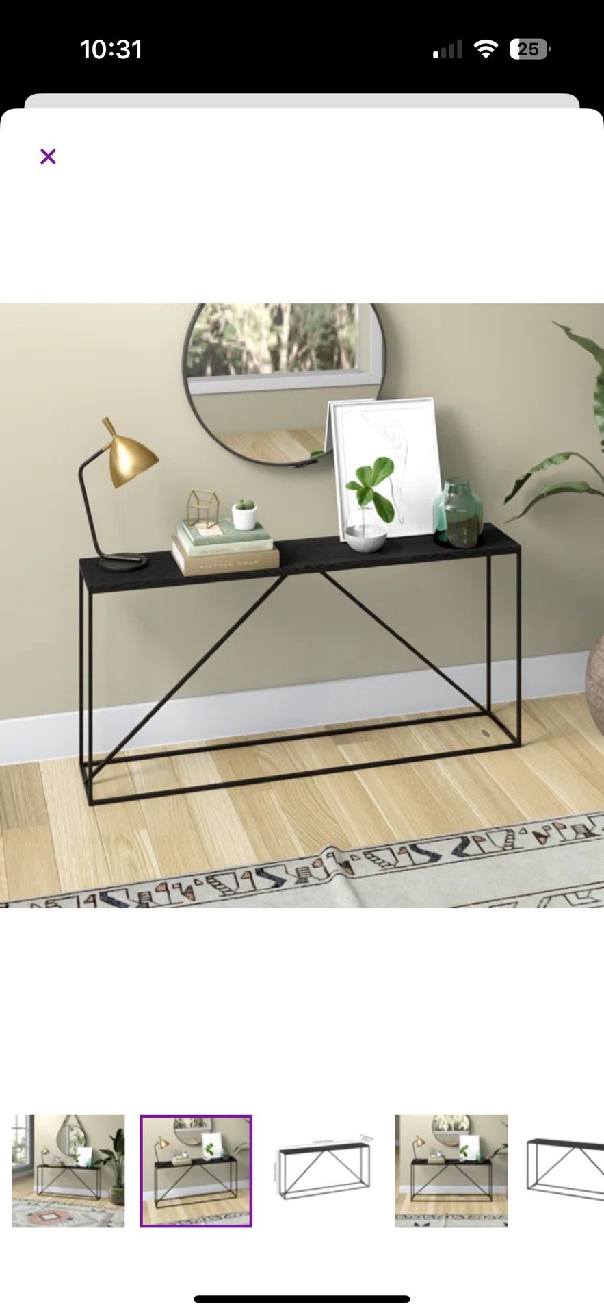 Nia Console Table – Modern Minimalist