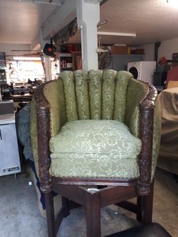 Antique chair and couch