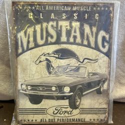 Mustang Decorative Sign