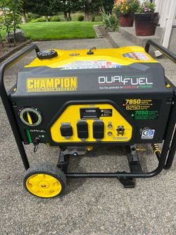 Champion Dual Fuel Portable Generator 7850W