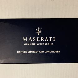 Maserati Battery Charger And Conditioner