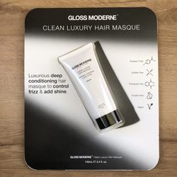Gloss Moderne Clean Luxury Hair Masque, 3.4 FL OZ, New Sealed