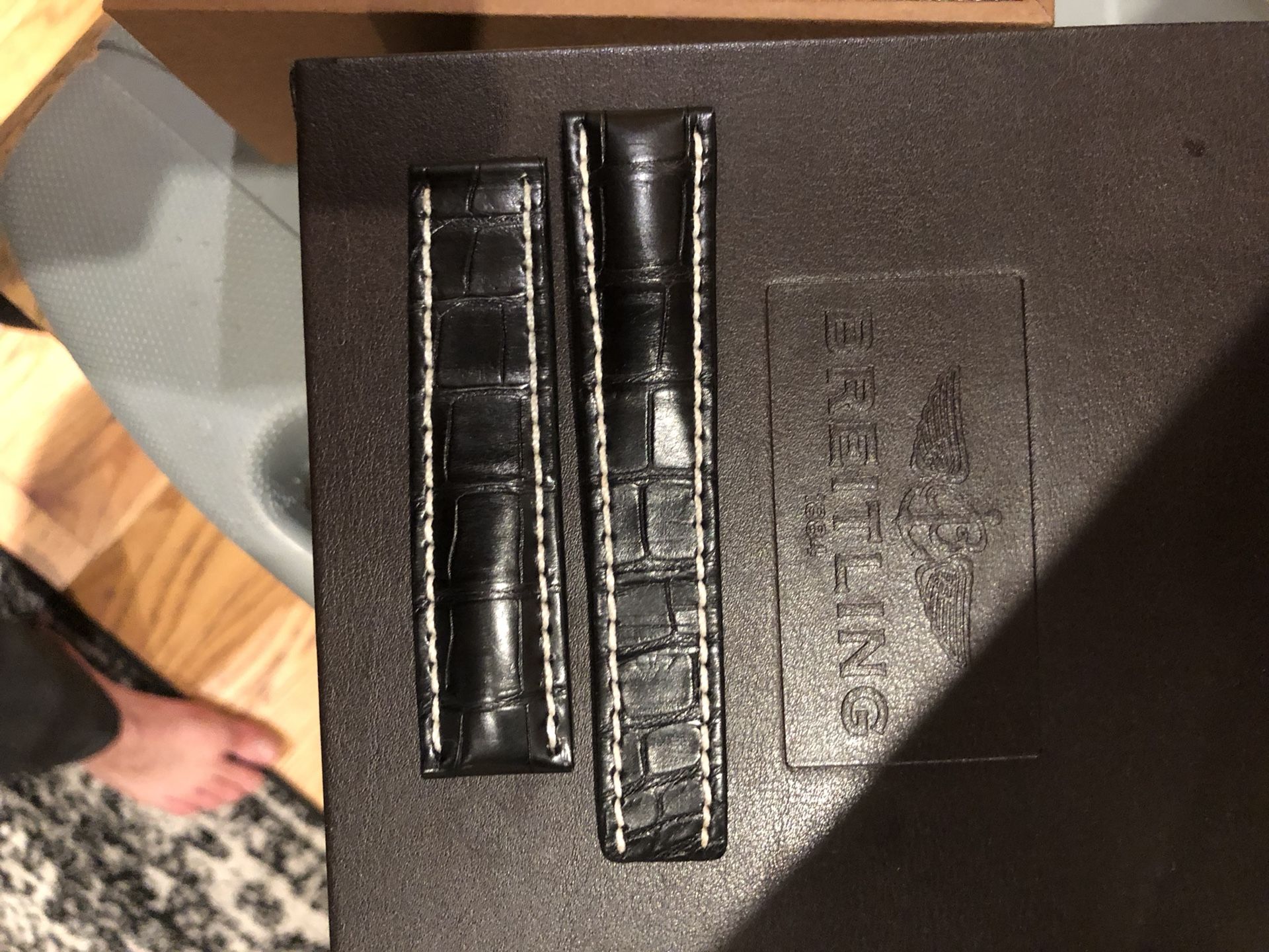 Breitling 774P black watch band