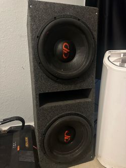 2 12” speakers with box