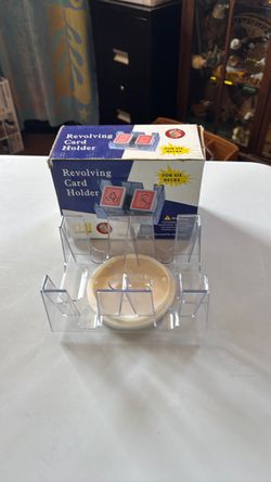Revolving Card Holder for Six Decks