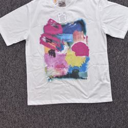 White Colorful Gallery Dep t T-Shirt