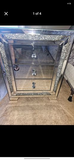 Mirror night stand